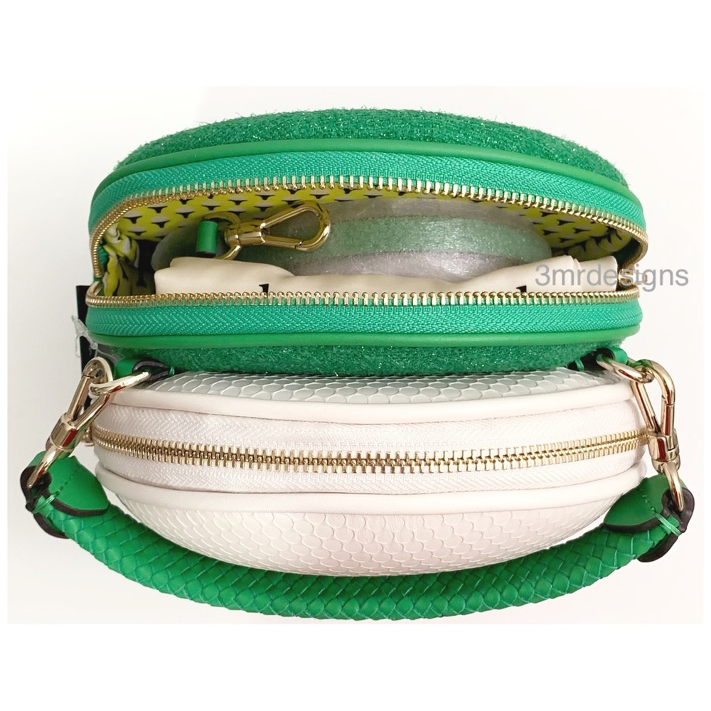 NWT Kate Spade ♠️ TEE TIME Textured Leather 3D Golf Ball Purse/Crossbody Bag - Picture 13 of 15